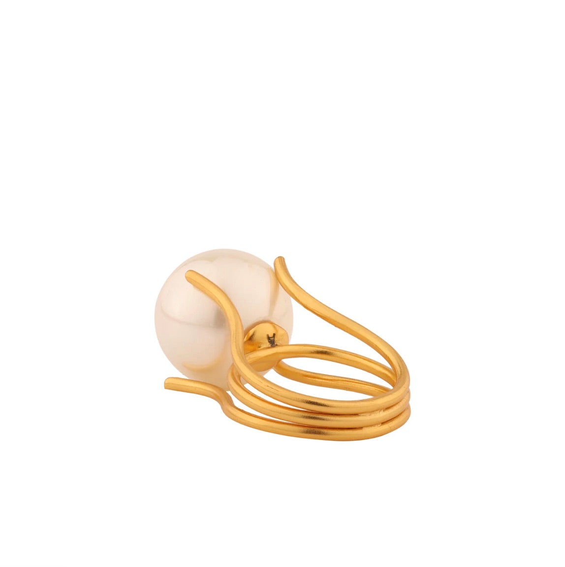 SOLITAIRE PEARL RING