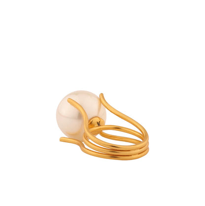 SOLITAIRE PEARL RING