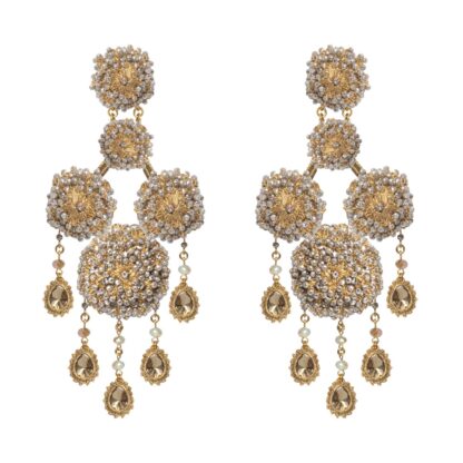 Berthe Large Chandelier Statement Earrings
