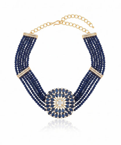 Sapphire Noor choker Set