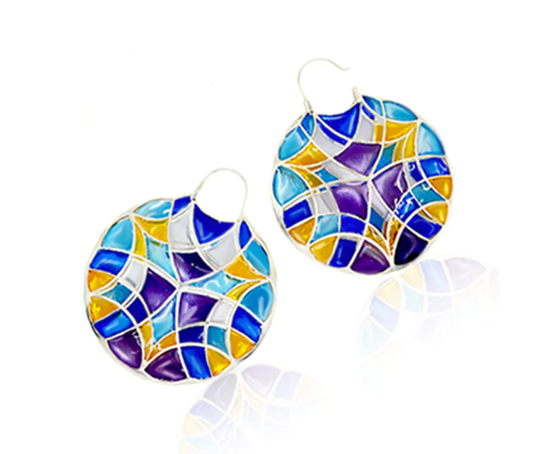 POLYCHROME SUPER HOOP EARRINGS