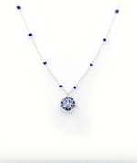 Load image into Gallery viewer, CHAOS BLUE CHARM NECKCHAIN
