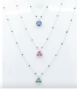 Load image into Gallery viewer, CHAOS BLUE CHARM NECKCHAIN
