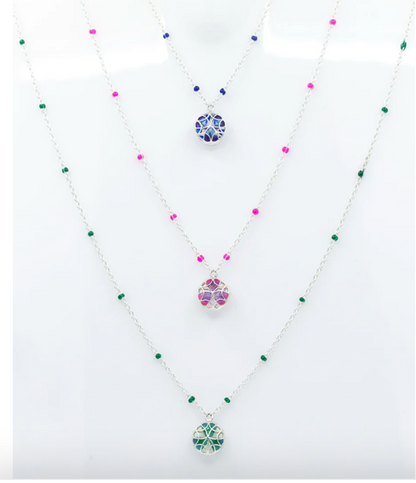 CHAOS BLUE CHARM NECKCHAIN