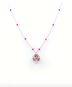 Load image into Gallery viewer, CHAOS PINK CHARM NECKCHAIN
