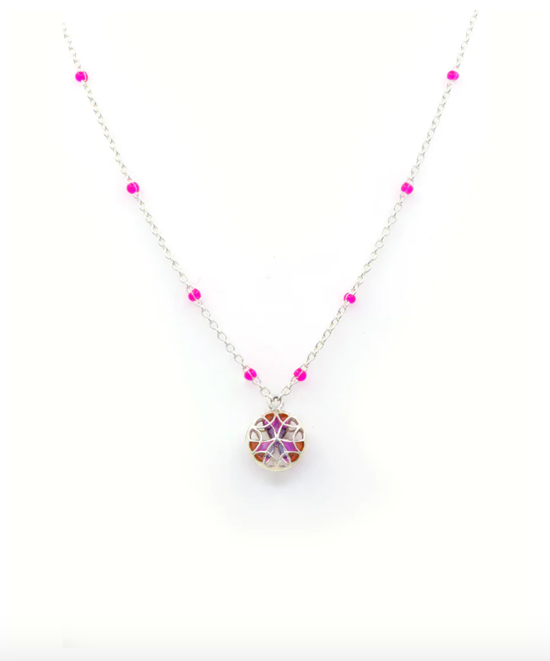 CHAOS PINK CHARM NECKCHAIN