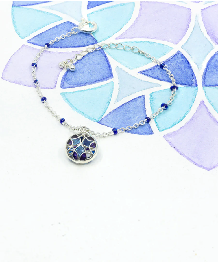 PRISM CHARM BRACELET BLUE