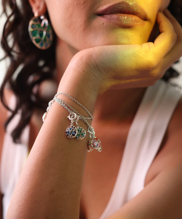 PRISM CHARM BRACELET BLUE