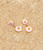 Load image into Gallery viewer, SERENE DANGLE EARRINGS PINK
