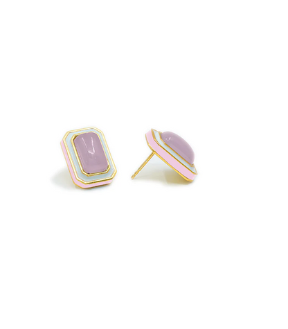 VITAMIN SEA STUD EARRINGS PINK