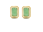 Load image into Gallery viewer, VITAMIN SEA STUD EARRINGS GREEN
