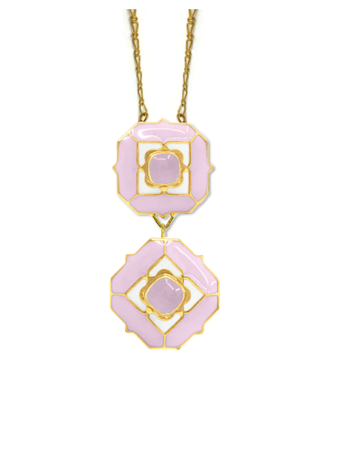 DEEP DIVE LONG NECKLACE PINK