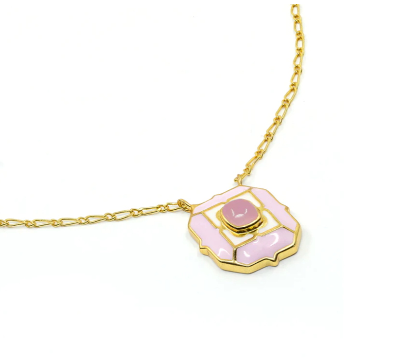 TRANQUIL OCTA NECKLACE PINK