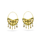 Load image into Gallery viewer, THAR - BALI HOOP EARRINGS GOLD
