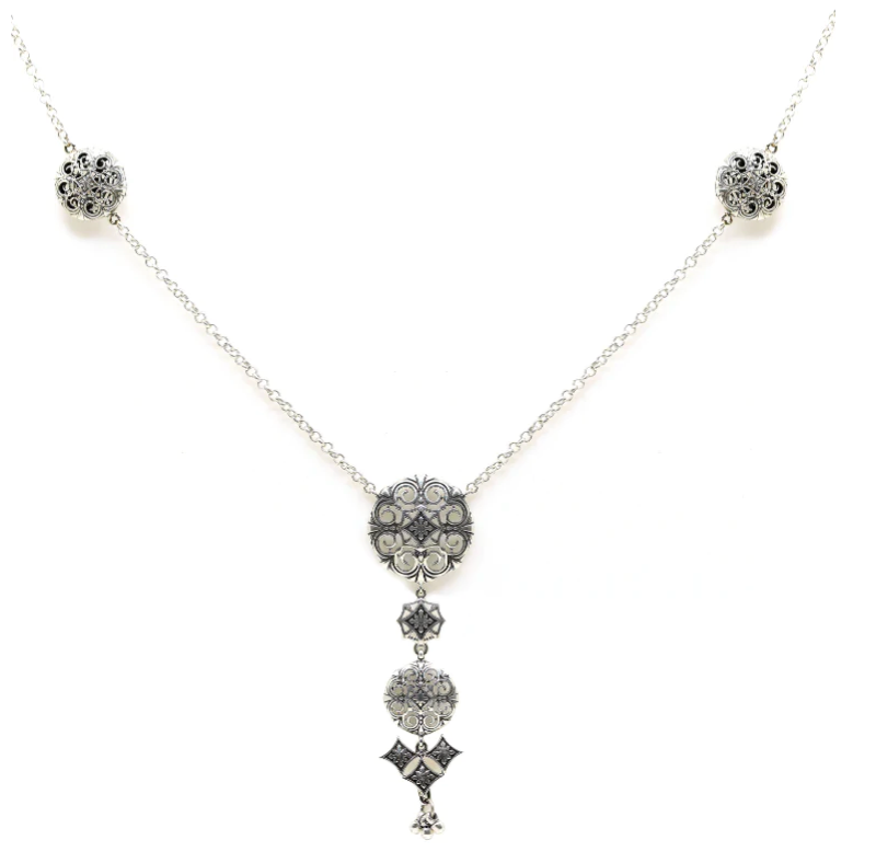 THAR - HIVDA HAAR NECKLACE GOLD & SILVER