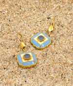 Load image into Gallery viewer, SEA BREEZE HOOK EARRINGS BLUE
