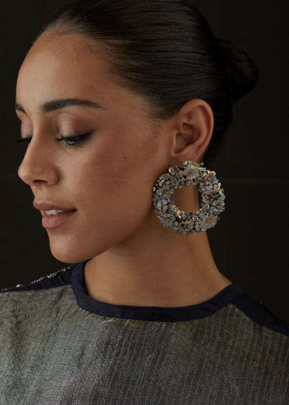 QUARTZ ORBS EARRINGS