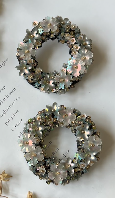 QUARTZ ORBS EARRINGS