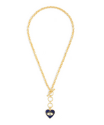 Load image into Gallery viewer, HEART EYE TOGGLE NECK CHAIN - GOLD
