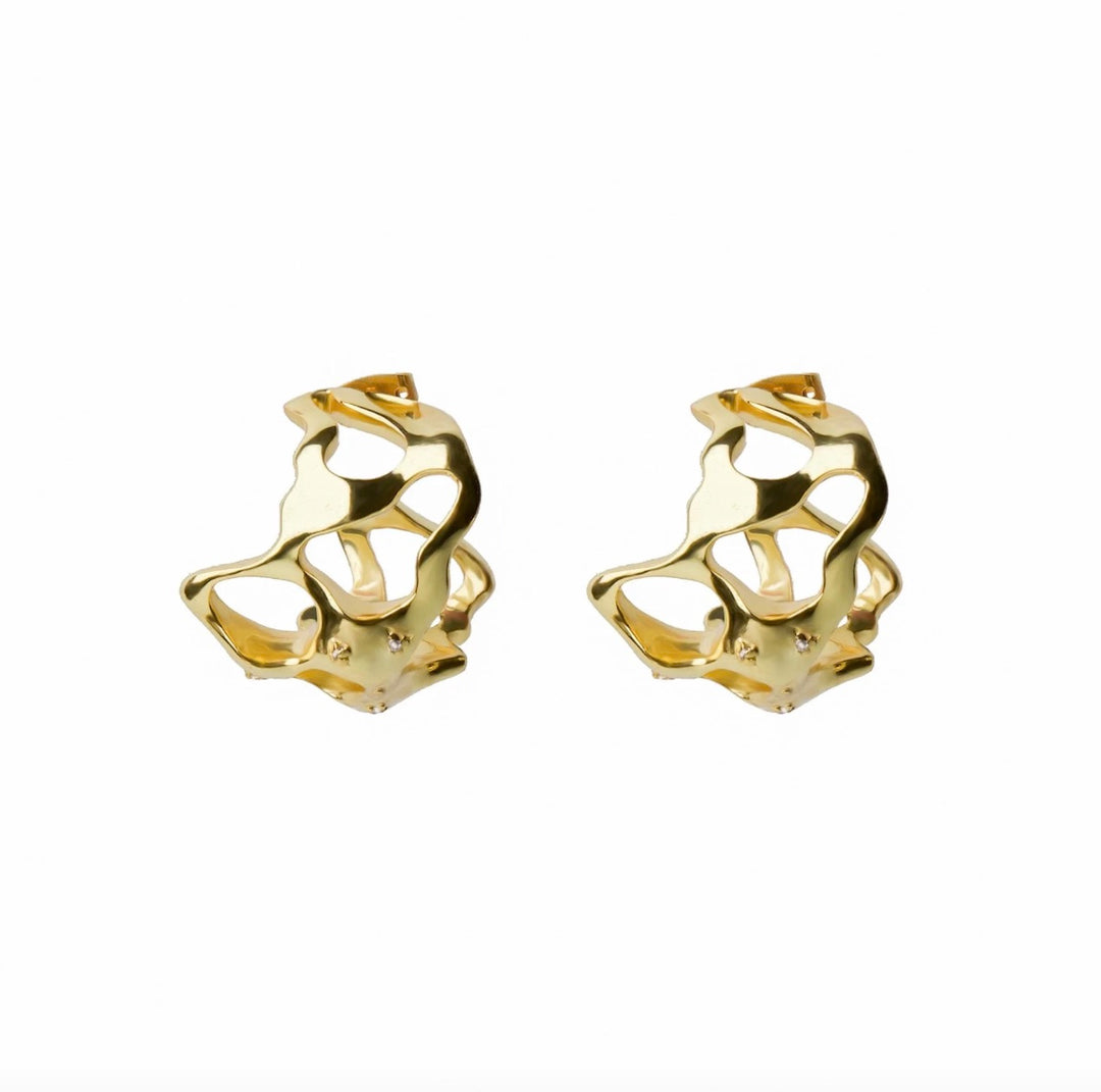 BOLD MOLTEN HOOPS GOLD