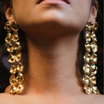 Load image into Gallery viewer, CHUNKY DOUBLE DROP EARRINGS
