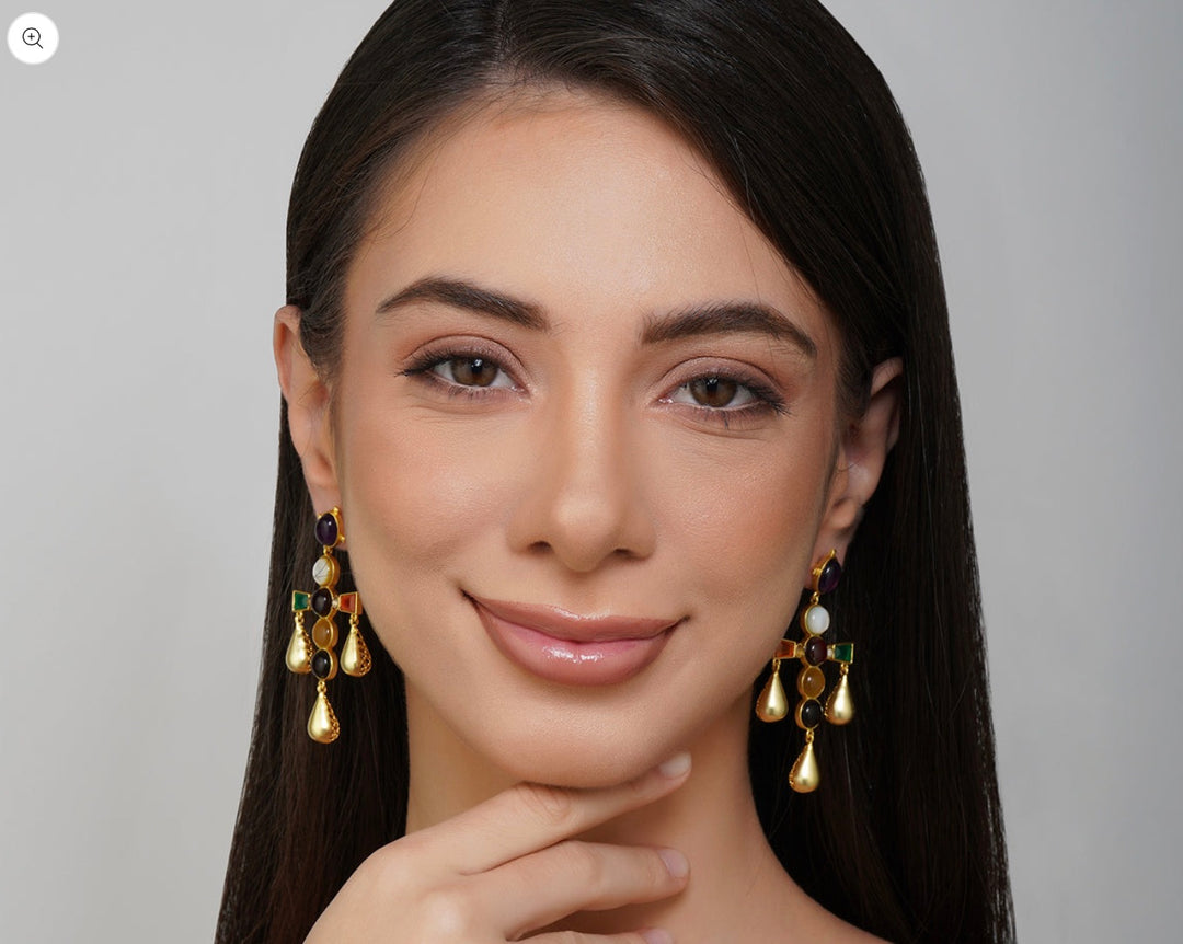 COLOUR POP NAVRATNA EARRINGS