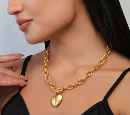 WAYS OF THE HEART LINK NECKLACE