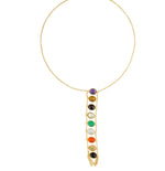 Load image into Gallery viewer, POWER WITHIN NAVRATAN LARIAT NECKLACE

