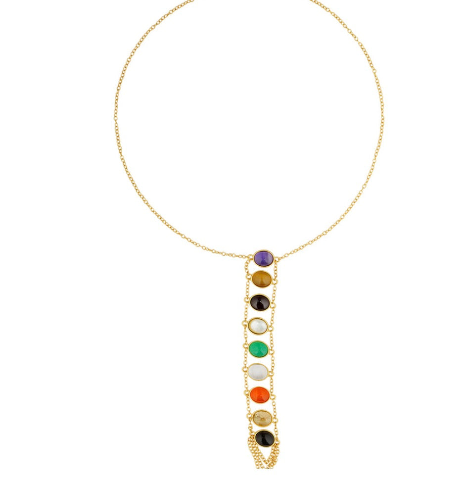 POWER WITHIN NAVRATAN LARIAT NECKLACE