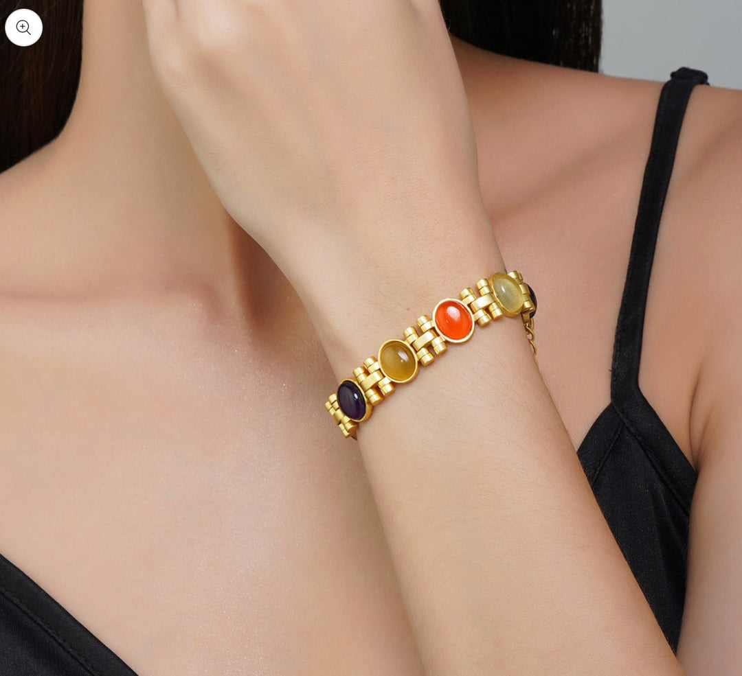 POWER MOVES NAVRATNA BRACELET