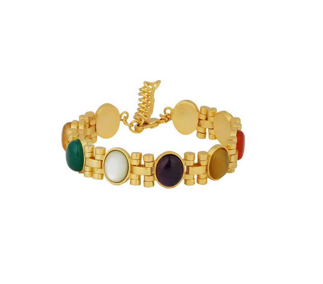 POWER MOVES NAVRATNA BRACELET