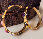 Load image into Gallery viewer, BALANCING ACT HOOP EARRINGS
