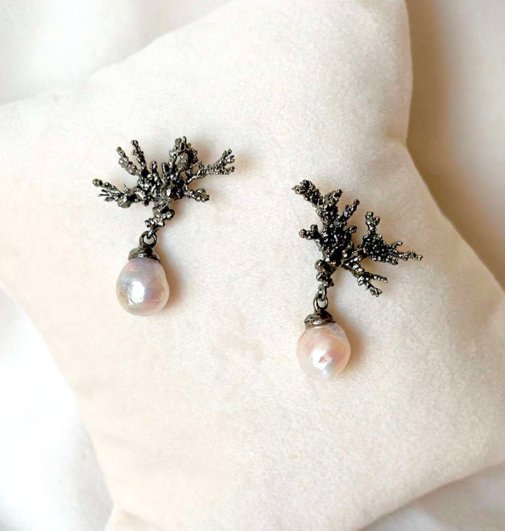 SEAFLOOR CORAL EARRINGS