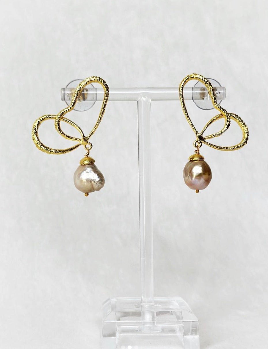 WINGS OF SPRING - WIREFRAME EARRINGS