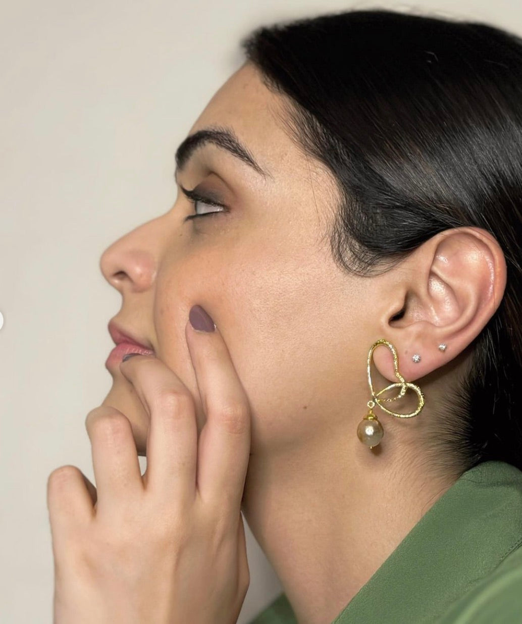 WINGS OF SPRING - WIREFRAME EARRINGS
