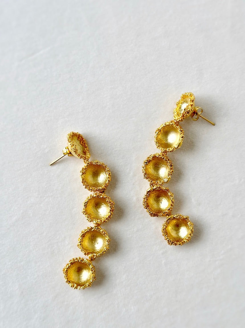 CASCADE EARRINGS GOLD