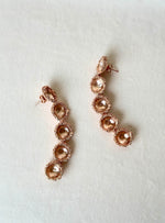 Load image into Gallery viewer, CASCADE EARRINGS -  ROSE GOLD
