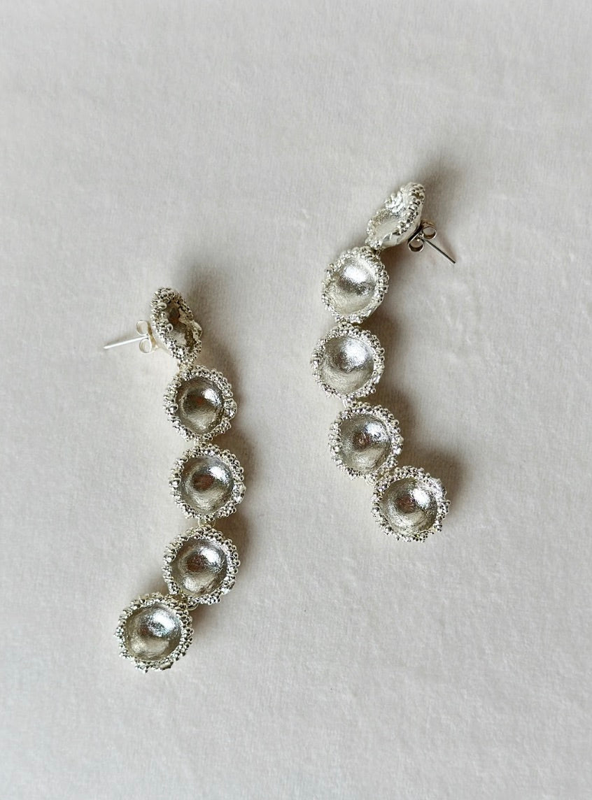 CASCADE EARRINGS SILVER