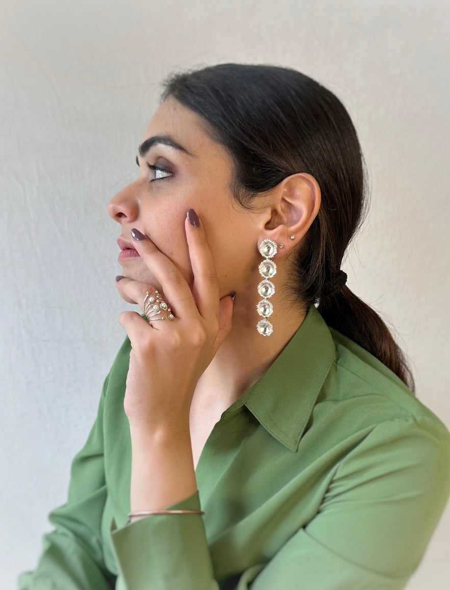 CASCADE EARRINGS SILVER