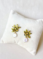 Load image into Gallery viewer, FLOWER BURST EARRINGS - FORGET ME NOT BLUE
