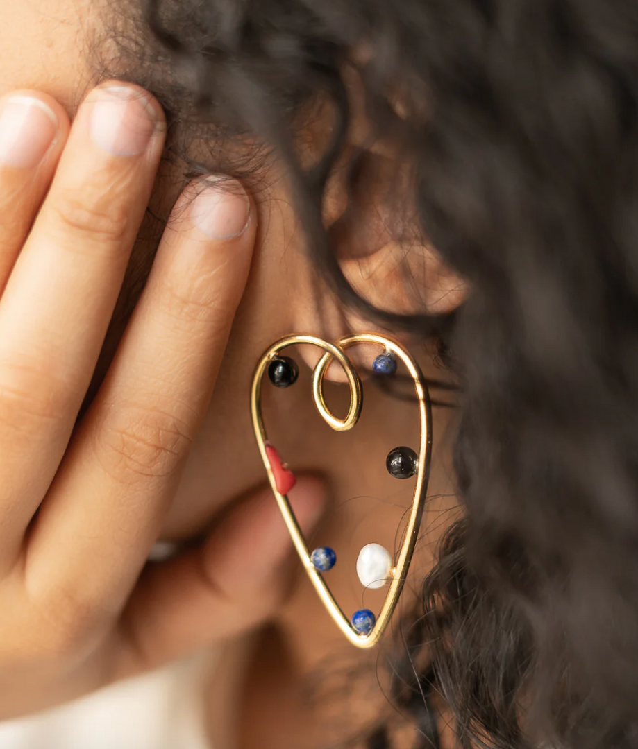 HEART IN A BEAT EARRINGS