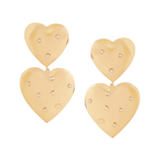 Load image into Gallery viewer, PEARLS IN HEARTS EARRINGS
