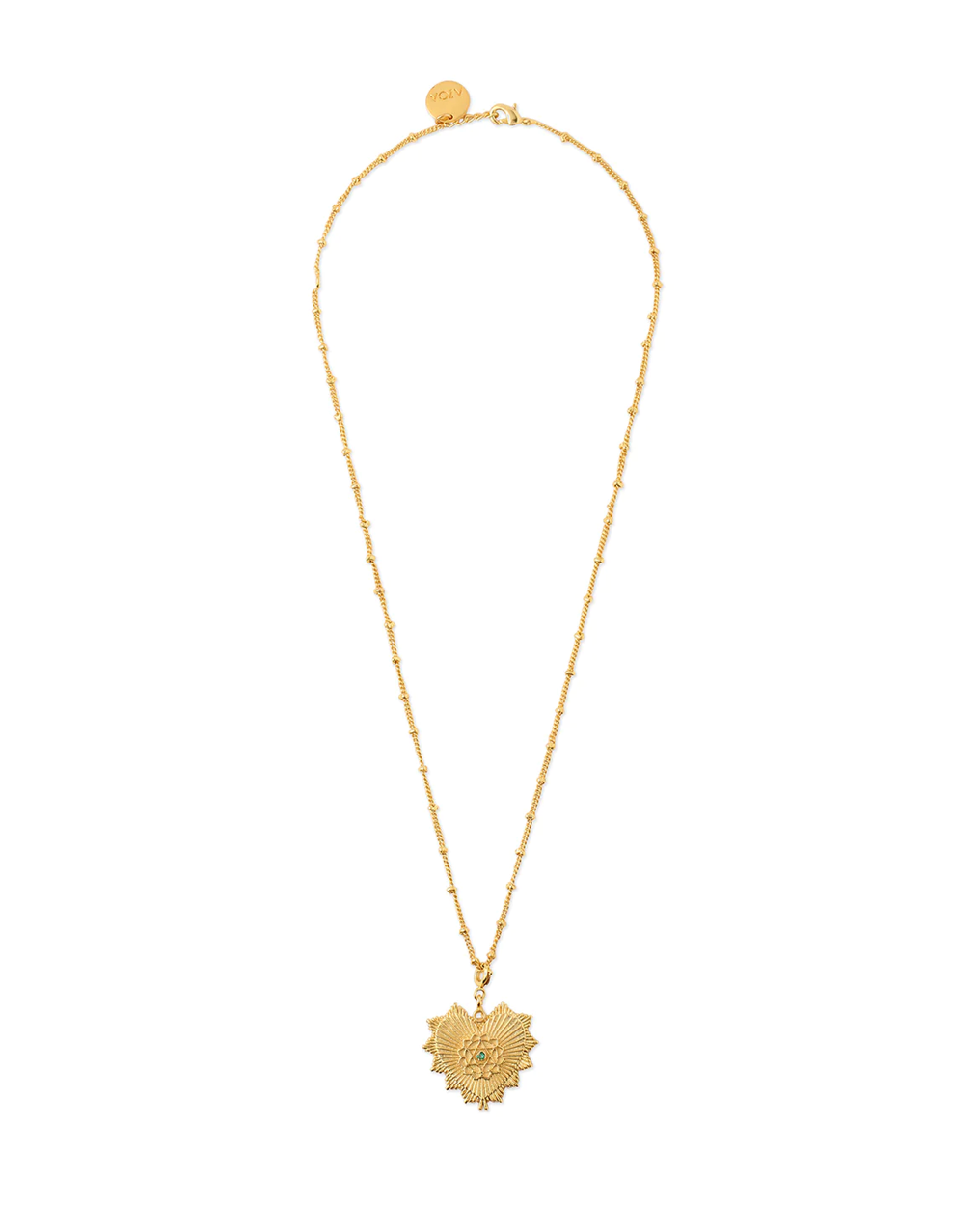 HEART CHAKRA CHARM NECKLACE