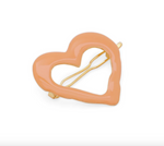 Load image into Gallery viewer, HEART HAIR CLIP - SALMON
