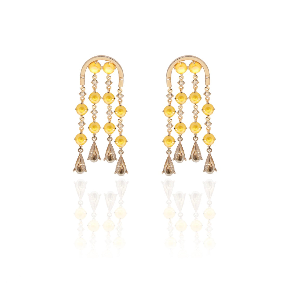 WATERMELON SUGAR - THE CANDY COLOURED DROP HANGING EARRINGS