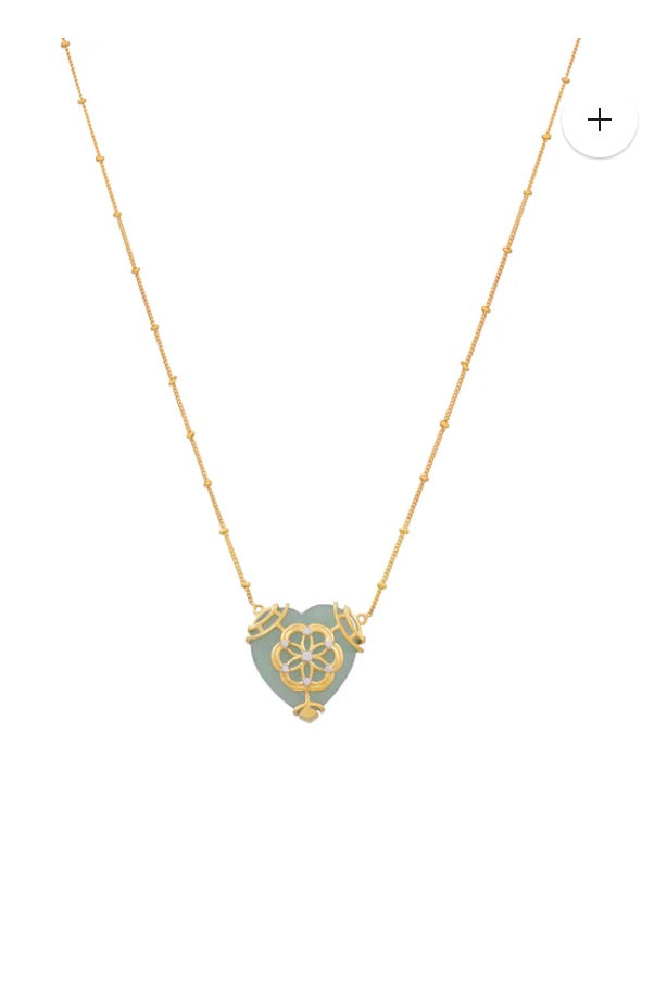 ETERNAL BLOOM HEART PENDANT