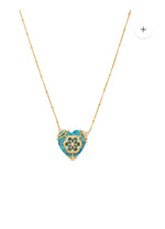 Load image into Gallery viewer, ETERNAL BLOOM HEART PENDANT
