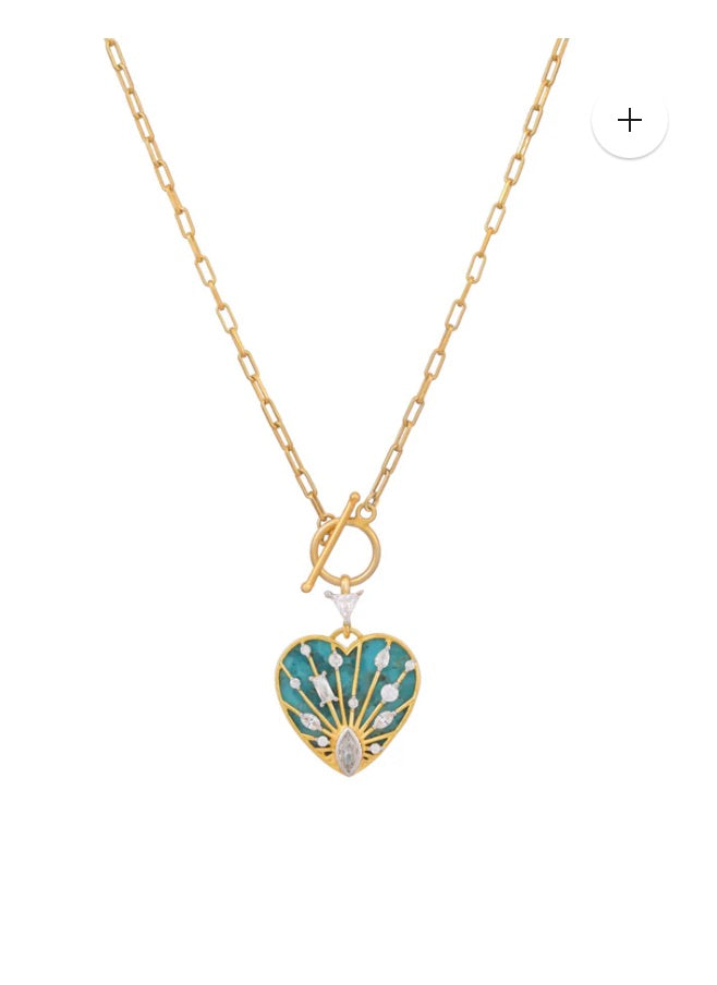 SUNSHINE HEART PENDANT
