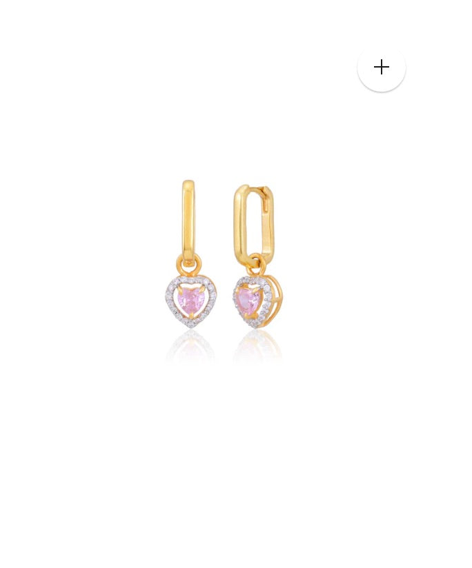 RADIANCE HEART EARRINGS