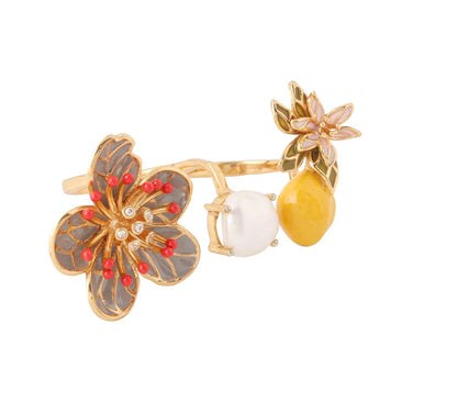 OONA DOUBLE LEMON RING